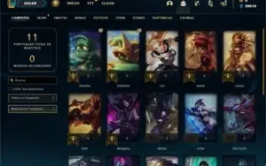 Conta ouro 4 com 25 Champs e 3 Skins ( EMAIL NÃO CONFIRMADO)