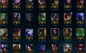 Conta PLATINA 3 110 CAMPEÕES 18.5K EM SKINS