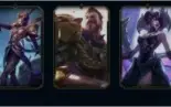 Conta com Kayle Juiza, Rammus Rei, ícones raros e etc