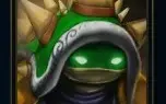 Conta com Kayle Juiza, Rammus Rei, ícones raros e etc