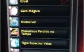 CONTA WOW COM MOUNTS TCG + CHALLENGE MOD + MAGE TOWER E MAIS