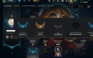 Ouro 1 com TODOS os Champs e 114 Skins ( MID / ADC / TOP )