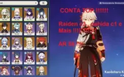 Conta Top Genshin Ar 58 !!! A Melhor !!!