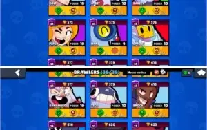 CONTA BRAWL STARS TODOS BRAWLERS FULL