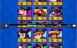 CONTA BRAWL STARS TODOS BRAWLERS FULL