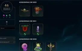 Conta League of Legends Criada em 2013