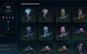 Conta League of Legends Criada em 2013