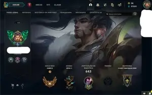 Conta LOL TOP Main LVL 682+57kk de Essência Azul+290skins