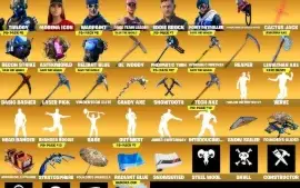 (Pra Vender Hoje !!!) Conta Fortnite Com Travis E Muitas Ski