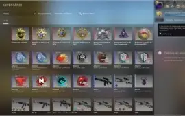 CS:GO PRIME 1147 wins + nivel 70 + medalhas + global