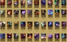 Conta de LOL PLATINA 2 COM 80 CHAMPS 15 SKINS - 5 PÁG RUNAS