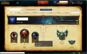 Conta de LOL PLATINA 2 COM 80 CHAMPS 15 SKINS - 5 PÁG RUNAS