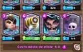 Clash Royale Nvl 10 arena 11 com 8 cartas lendarias