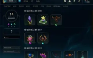 CONTA COM  2 SKINS ULTIMATES, 11 LENDÁRIAS E ALGUMAS LEGACY.