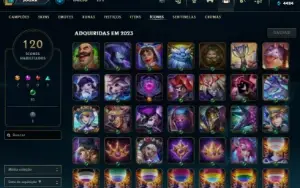 conta lol ex-mestre mmr alto