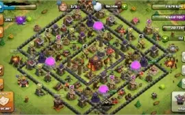 Conta cv 10 semi full clash of clans