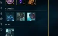 Conta League of Legends - Elo Prata IV - LVL 85