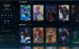 Conta League of Legends, servidor EUA, 280+ skins