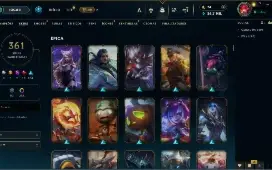 Conta Lol 100% Segura | Full Acesso | 361 Skins | Todos Camp