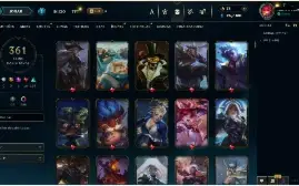 Conta Lol 100% Segura | Full Acesso | 361 Skins | Todos Camp