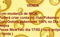 Conta POKEMON GO 2 mewtwo(+ PASSE ex)