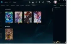 conta league of legends LEGENDARY