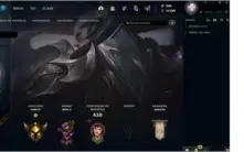 conta league of legends LEGENDARY