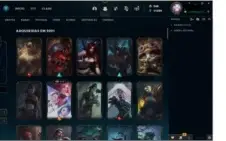 conta league of legends LEGENDARY