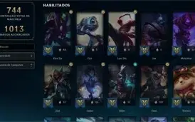 Conta LOL, 166 skins, 28 M7, Level 508, Todos os Campeões.