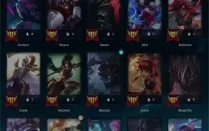 Conta LOL, 166 skins, 28 M7, Level 508, Todos os Campeões.
