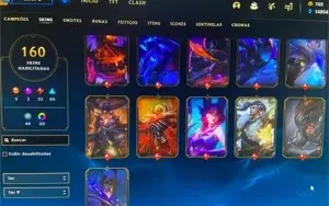 conta Lol e valorant