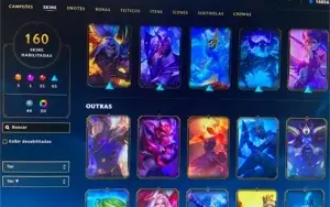 conta Lol e valorant