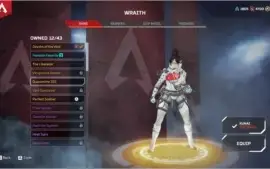 Conta Wraith com Herança Kunai + de 2000 kills