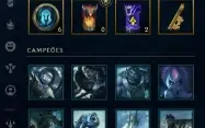 Conta League of Legends Full Acesso - 118 Champs e 104 Skins