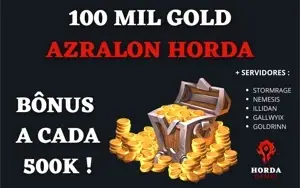 100K GOLD WOW - AZRALON