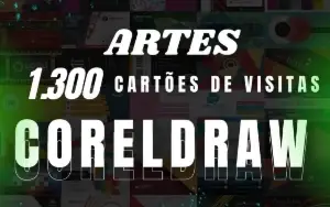 Mega Pack de Cartões de Visita Editáveis em CorelDRAW + 1000