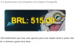 CONTA LOL 45 SKINS 64 CHAMPS
