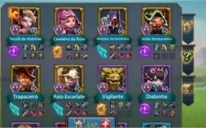 T4 Tecela Ouro Vig Epico LabInfernal set epico/ouro 120M