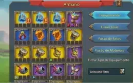 T4 Tecela Ouro Vig Epico LabInfernal set epico/ouro 120M