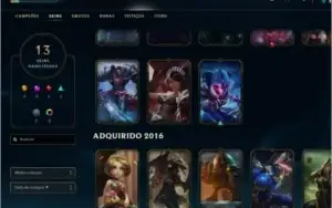 Conta League of Legends com Unranked com 85 champs