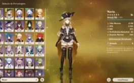 Conta Genshi, Navia c4 + BIS, Furina + BIS