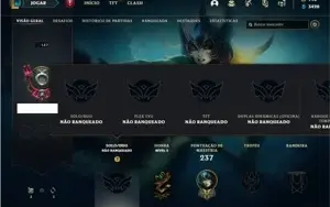 Conta Unranked com 85 Champs e 48 Skins (Criada em 2012)