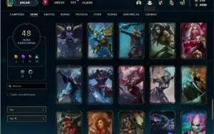 Conta Unranked com 85 Champs e 48 Skins (Criada em 2012)