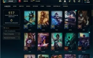 Conta Unranked com 85 Champs e 48 Skins (Criada em 2012)