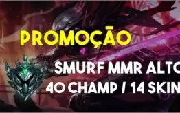 CONTA LOL SMURF | PLAT 4 | 40 CHAMP | 14 SKINS