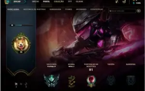 CONTA LOL SMURF | PLAT 4 | 40 CHAMP | 14 SKINS