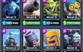 CONTA CLASH ROYALE COM 6 LENDÁRIAS + 40K OURO ARENA 10