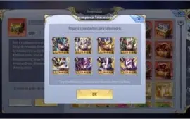 SAINT SEIYA AWAKENING - COM GEMAS AVANÇADAS E LIVROS