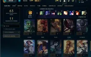Prata 2 com 40 Champs e 13 Skins