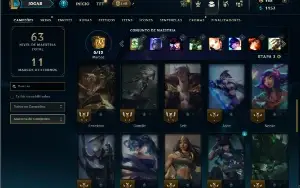 Prata 2 com 40 Champs e 13 Skins
